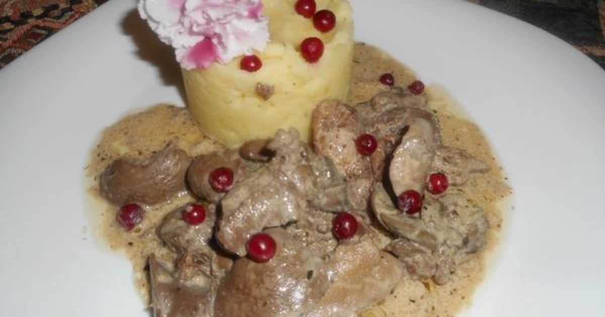 Печень в сметане с луком - 79 домашних вкусных рецептов приготовления