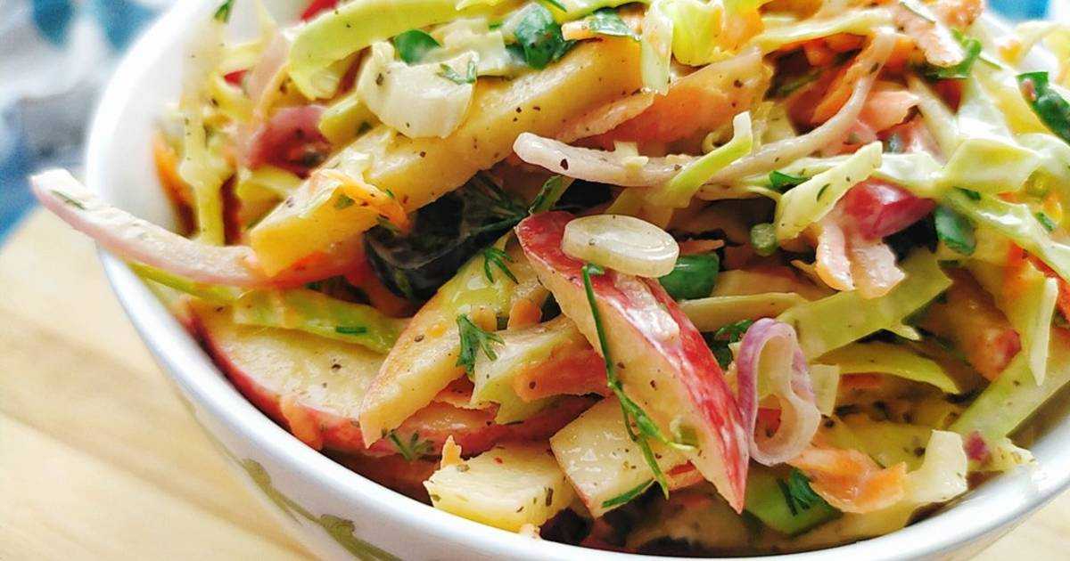 Салаты из свежей капусты — 17 очень вкусных рецептов
