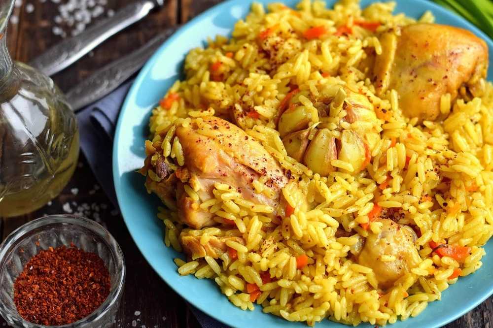 Плов в мультиварке с курицей пошаговый рецепт