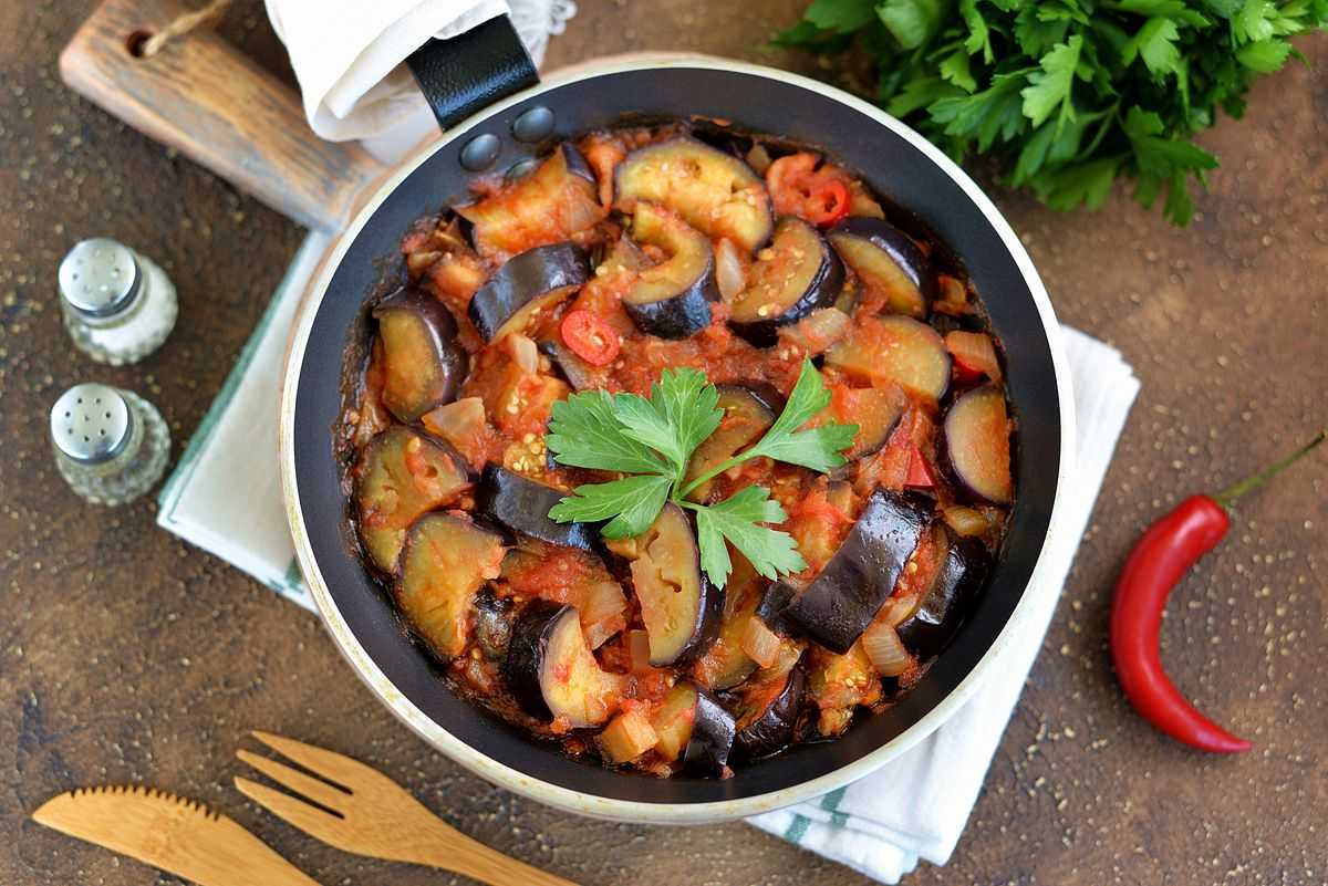 Баклажаны жареные с майонезом и чесноком