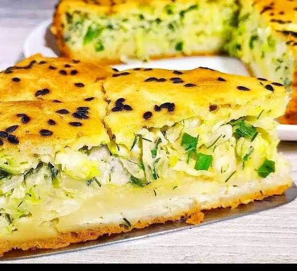 Заливной пирог с капустой на кефире в духовке — быстрые и вкусные рецепты