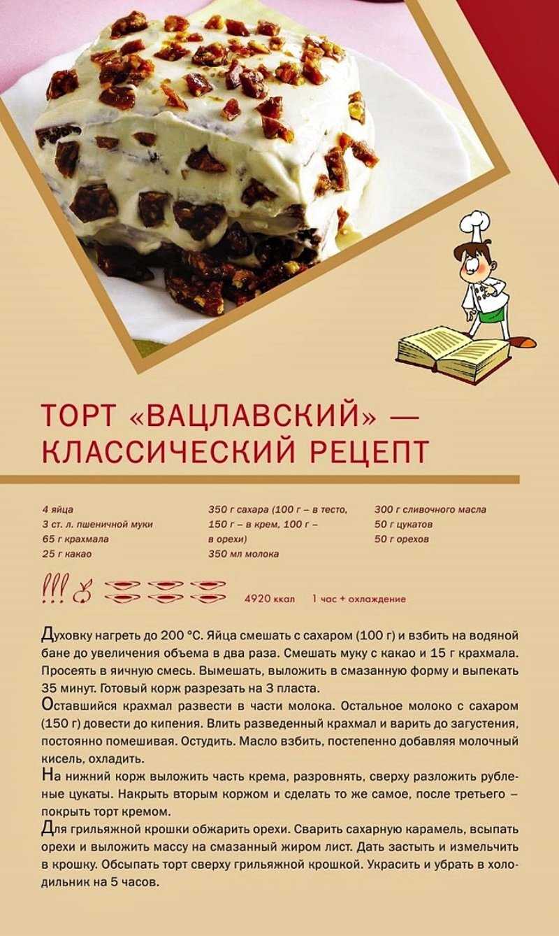 Торт «вацлавский» (по госту) | советский общепит