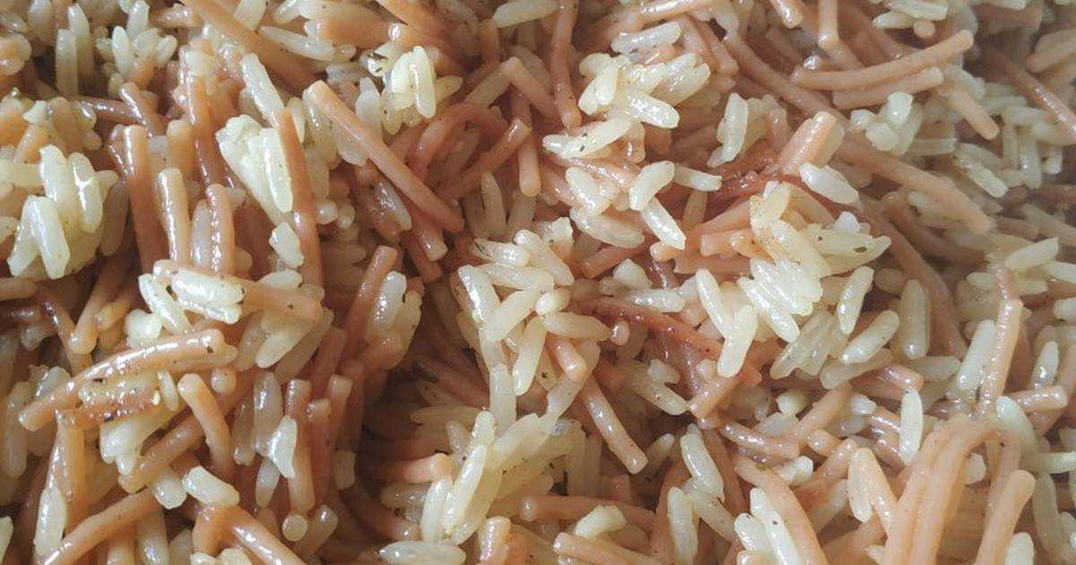 Жареный рис с макаронами рецепт — кулинария, рецепты