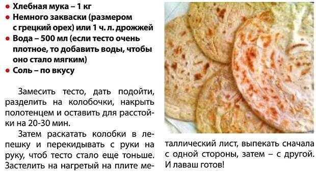 Грузинский лаваш