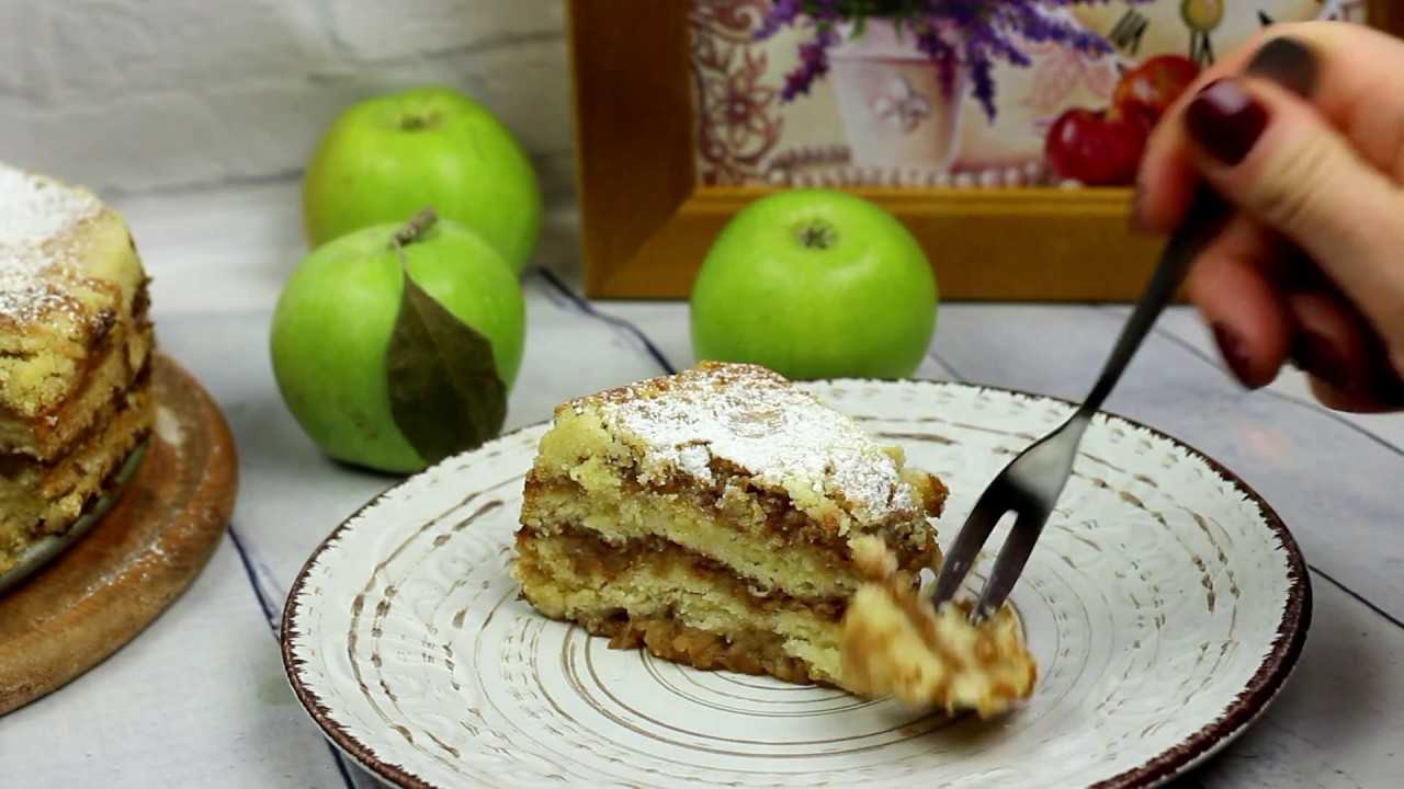 Насыпной яблочный пирог — 5 очень вкусных и простых рецептов