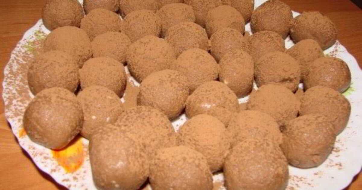 Конфеты «трюфели» из детского питания | кулинарные рецепты любящей жены