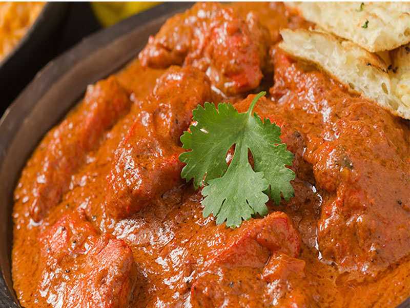 Карри с рисом и овощами