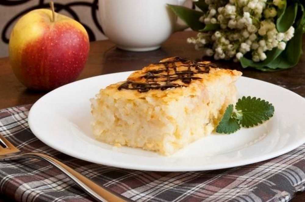 Нежная рисовая запеканка — такая вкусная, как в садике