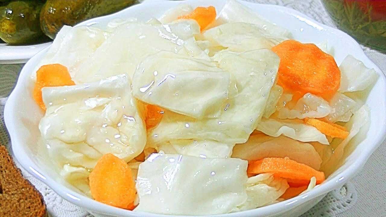 Маринованная капуста быстрого приготовления: быстро и очень вкусно