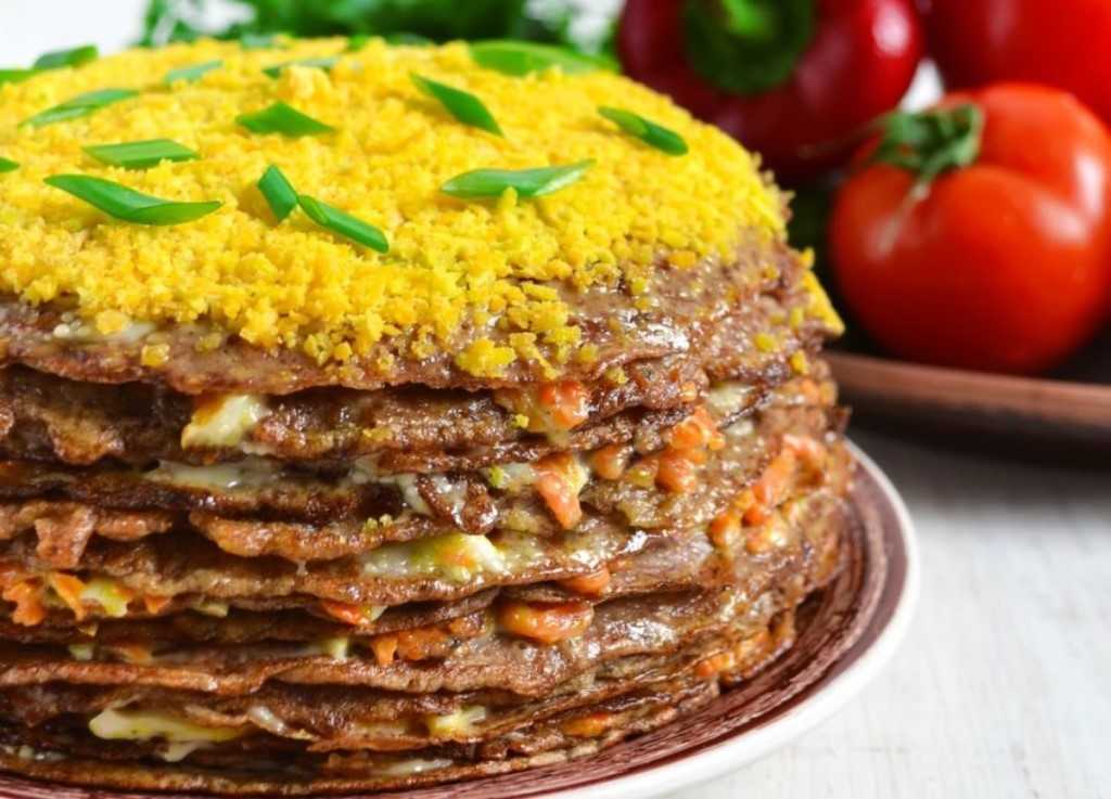 Печеночный торт из говяжьей печени – 5 вкусных рецептов