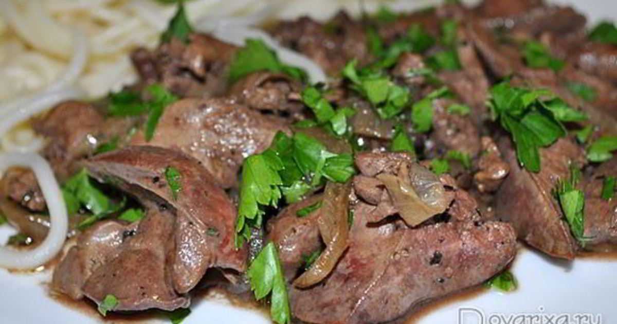 12 способов вкусно приготовить куриную печень в сметане