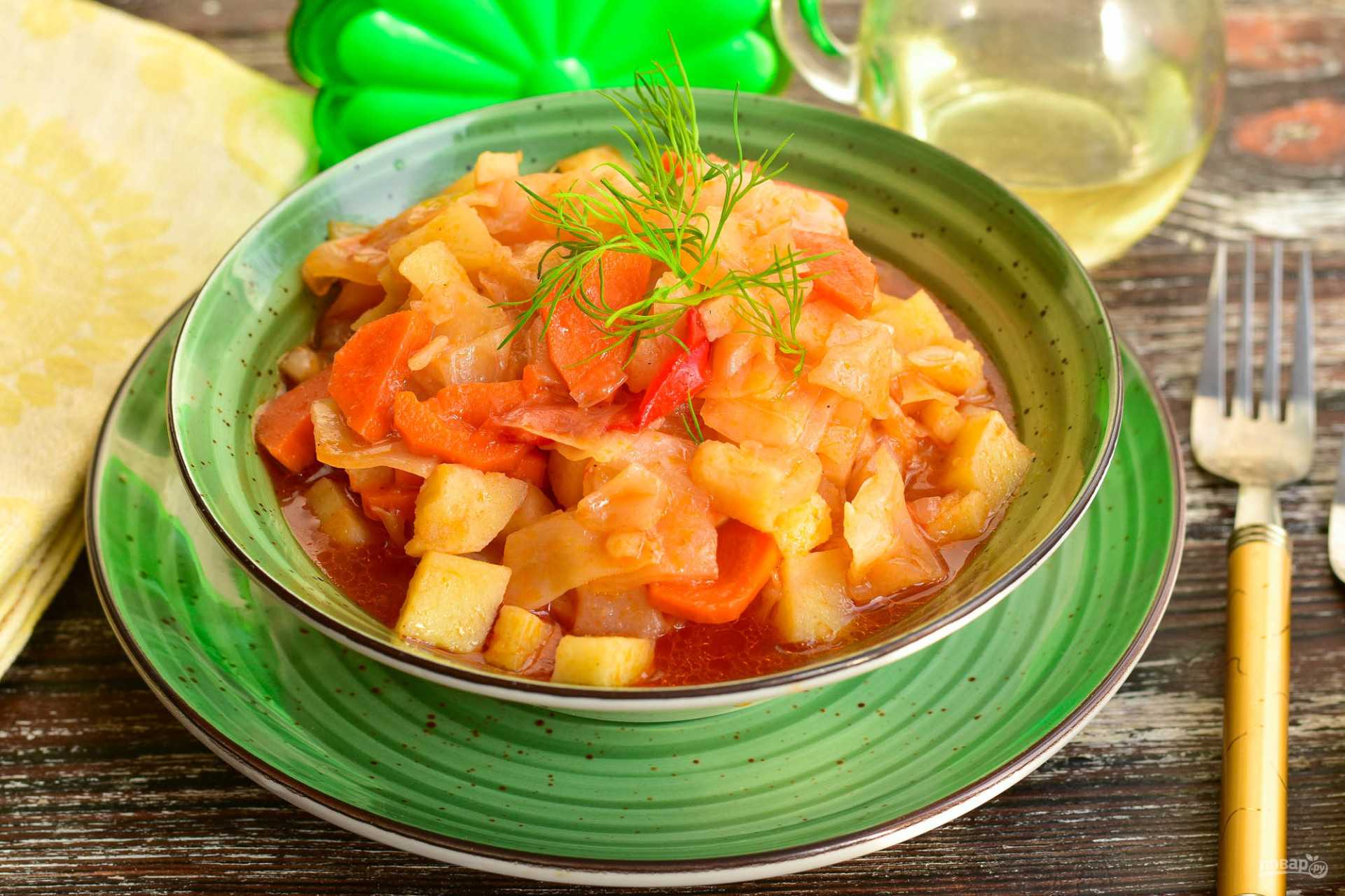Овощное рагу — быстро и вкусно!
