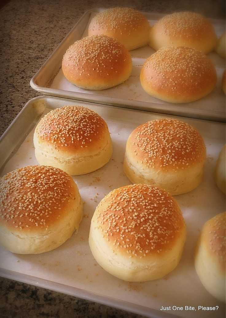 Домашние булочки для гамбургеров
