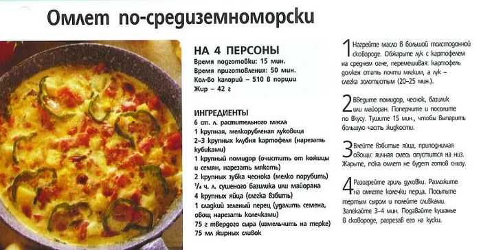Пышный омлет из яиц на молоке (готовим на сковороде)