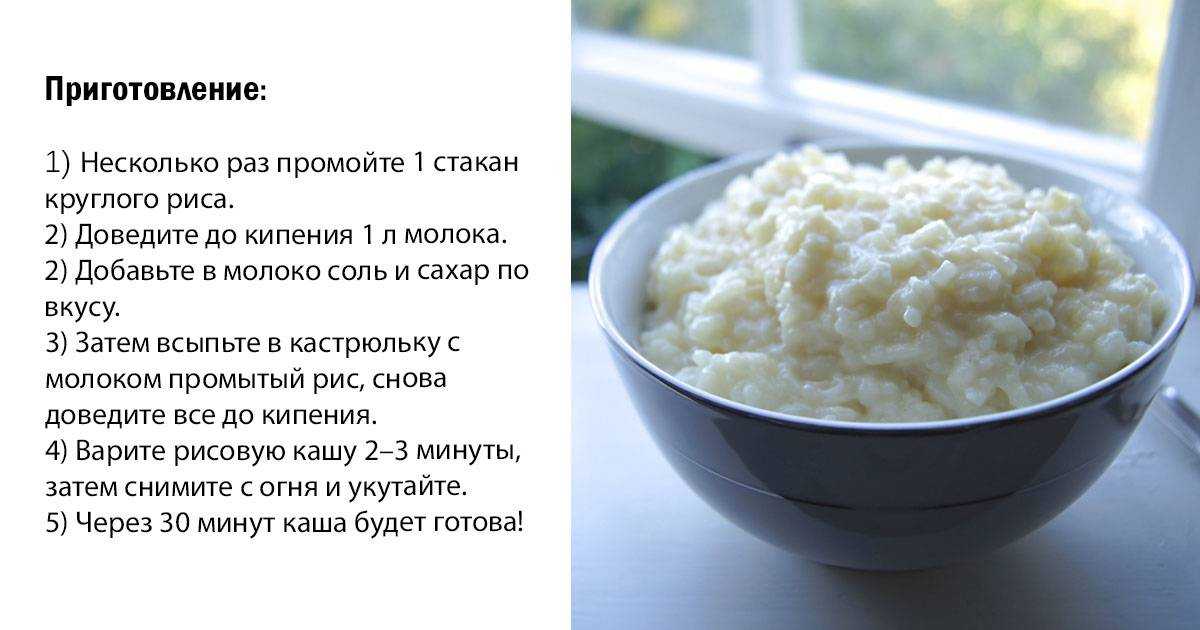 Каша рисовая. как правильно сварить на воде и молоке