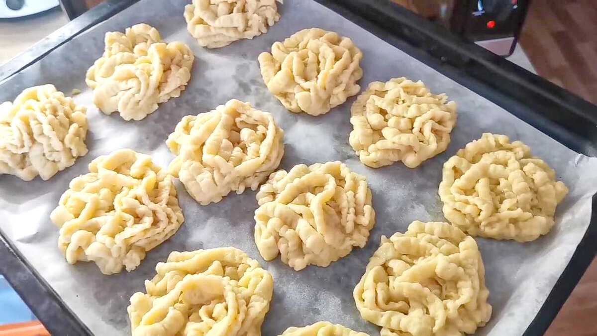 Печенье через мясорубку