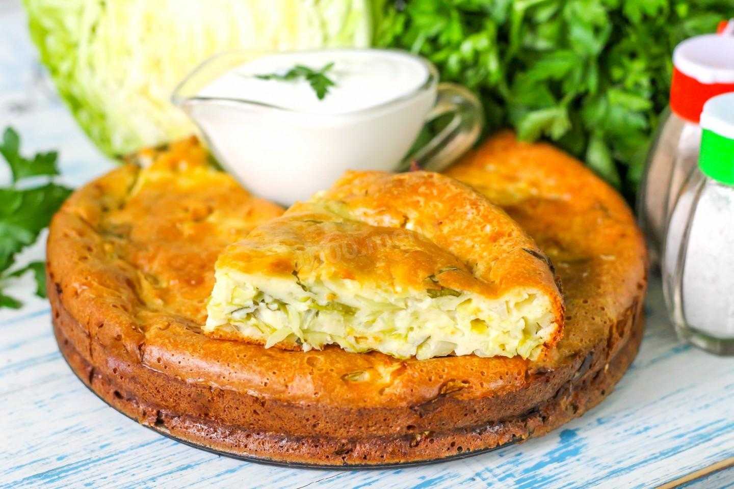 Заливной пирог с капустой в духовке: быстрые и вкусные рецепты