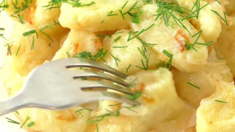 Картофельные галушки - вкусный рецепт с пошаговым фото