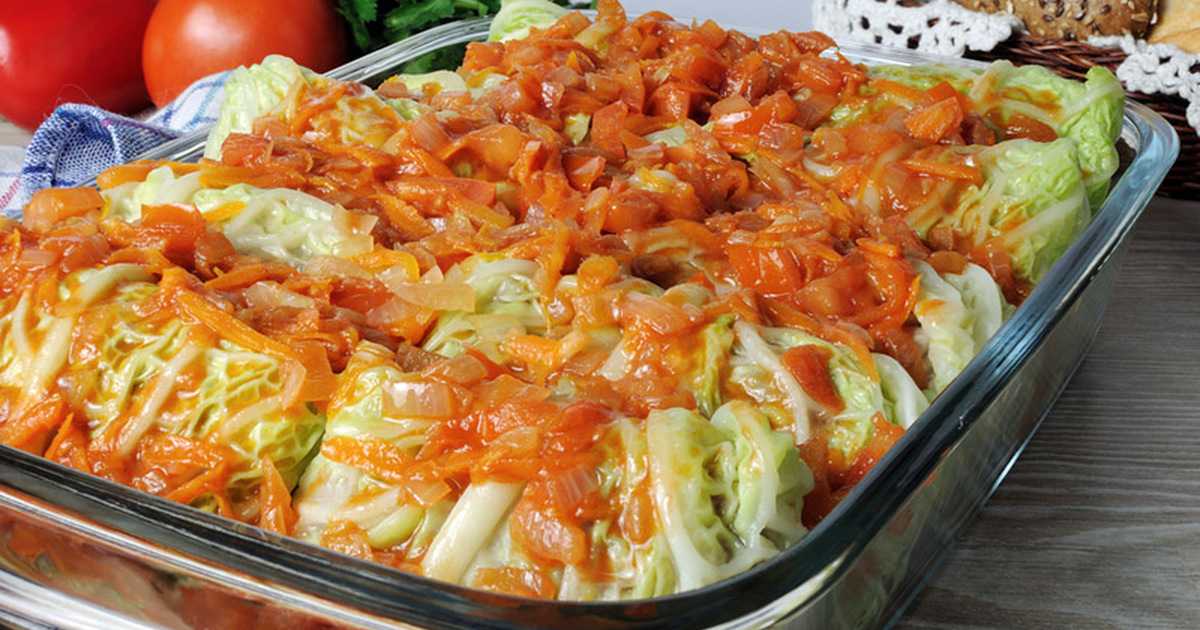 Ленивые голубцы с капустой и фаршем — рецепты приготовления