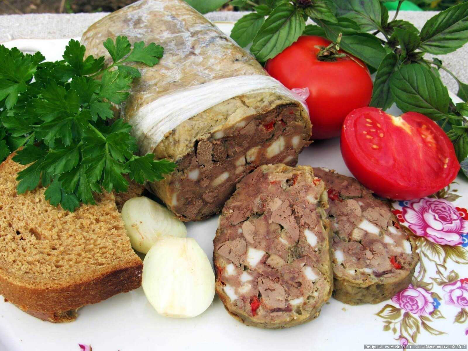 Как приготовить зельц в домашних условиях