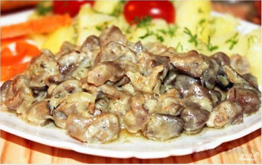 Рецепты из куриных желудочков