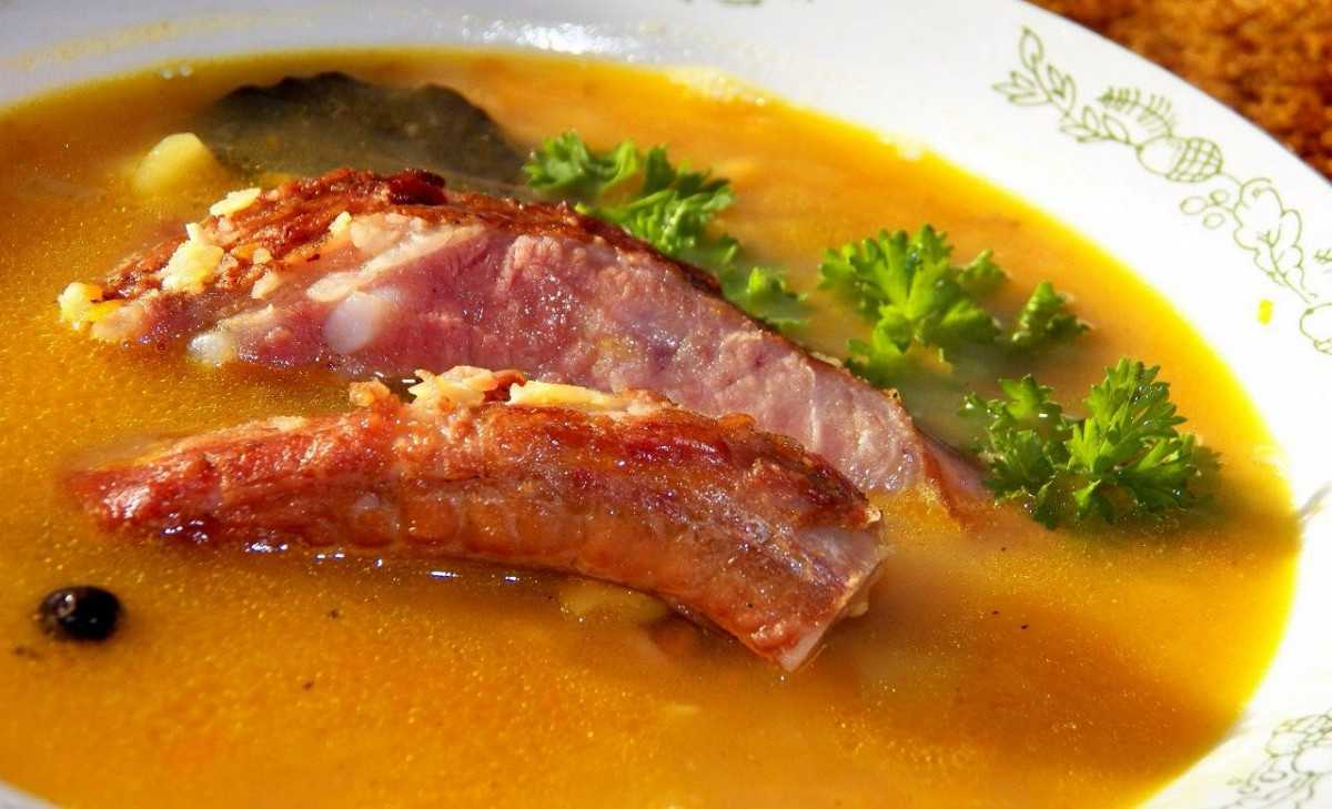 Гороховый суп с копченостями — 11 вкусных рецептов, чтобы горох разварился в пюре
