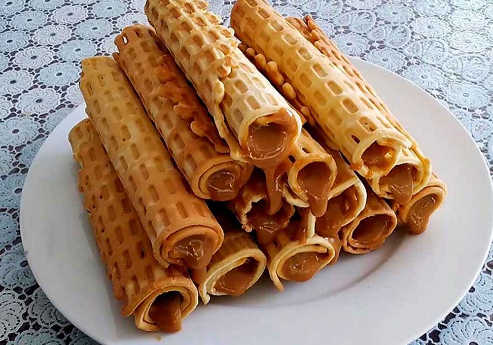 Слоеные трубочки с белковым кремом как в ссср – рецепт с фото