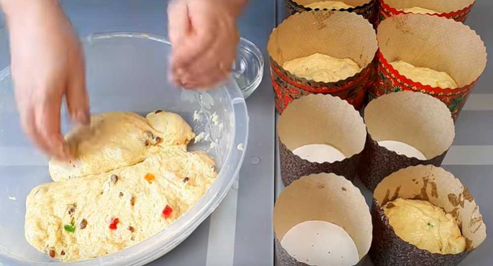 Кулич александрийский (опара на ночь)