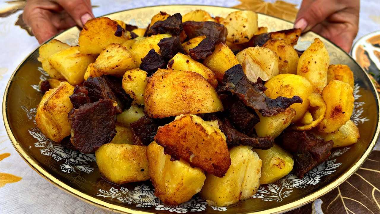 Картошка с мясом в казане пошаговые рецепты быстро и просто
