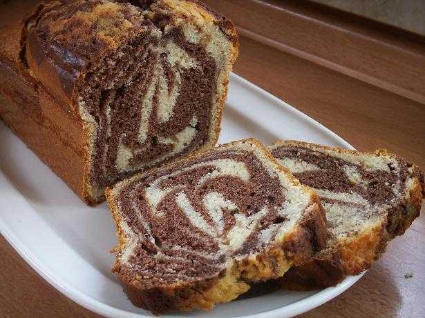 Кекс мраморный