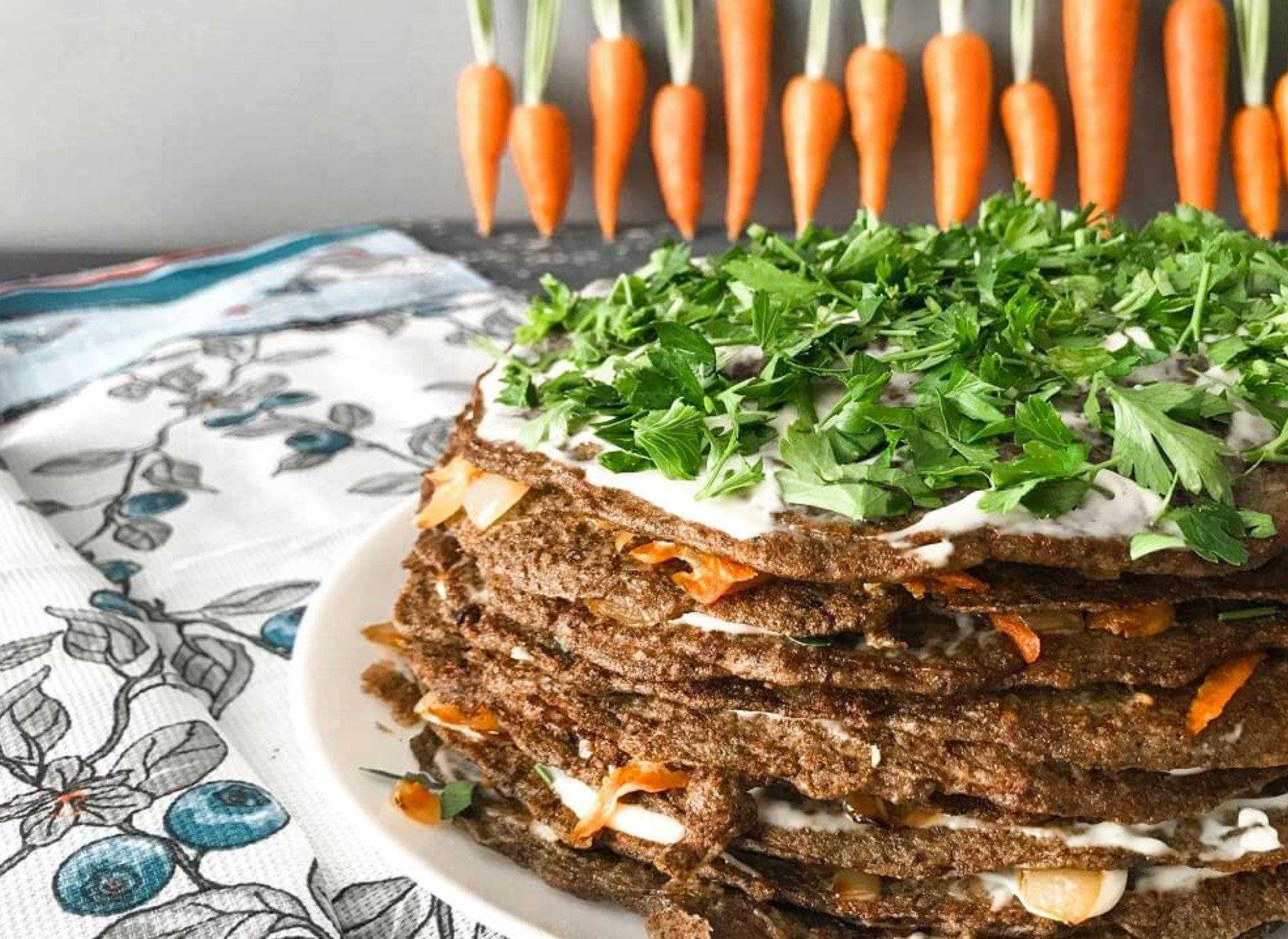 Печеночный торт из куриной печени рецепт с фото пошагово и видео - 1000.menu