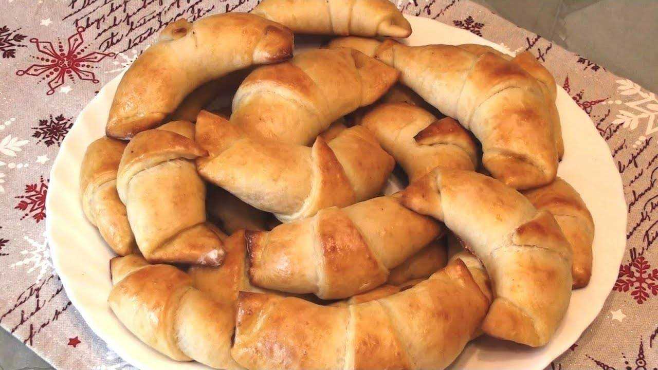 Рогалики из творожного теста