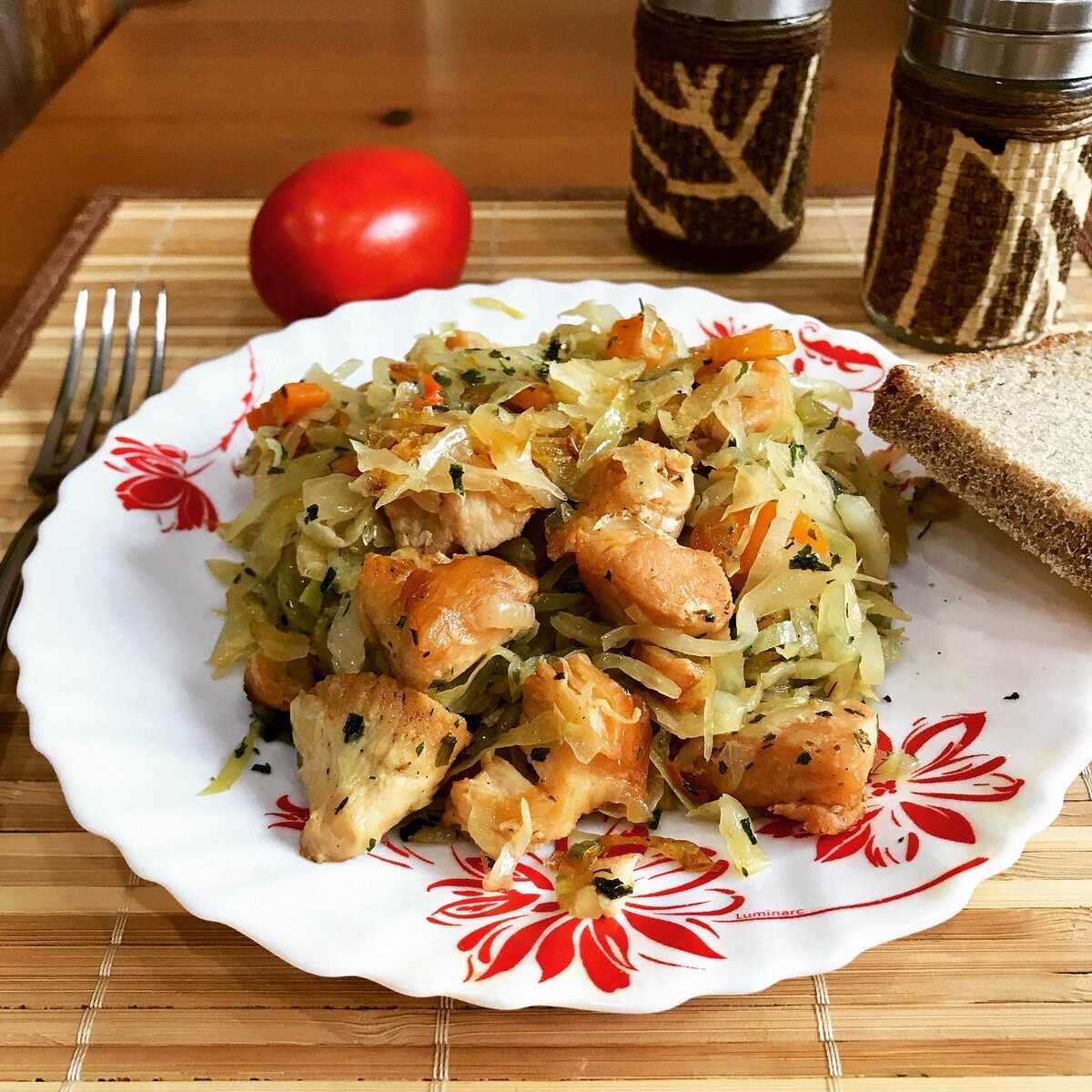 Тушеная пекинская капуста