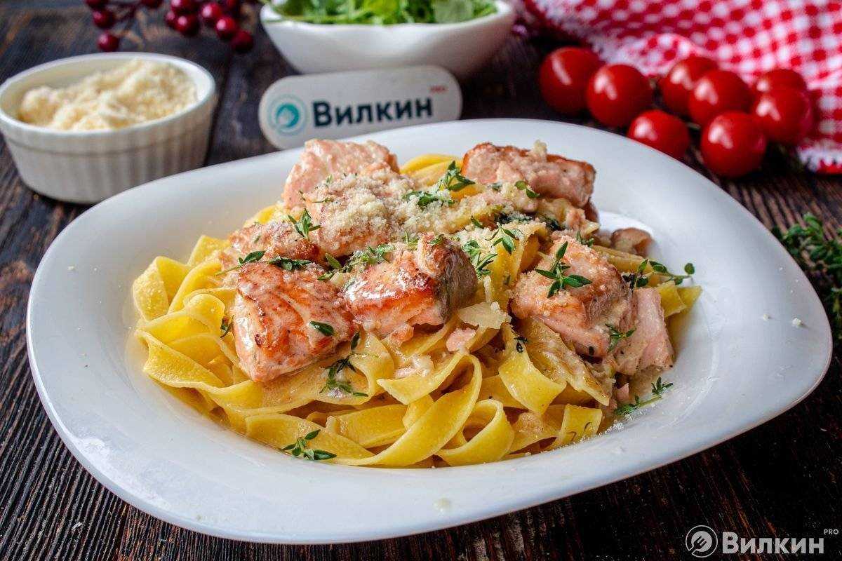 Паста с индейкой в сливочном соусе как готовить спагетти