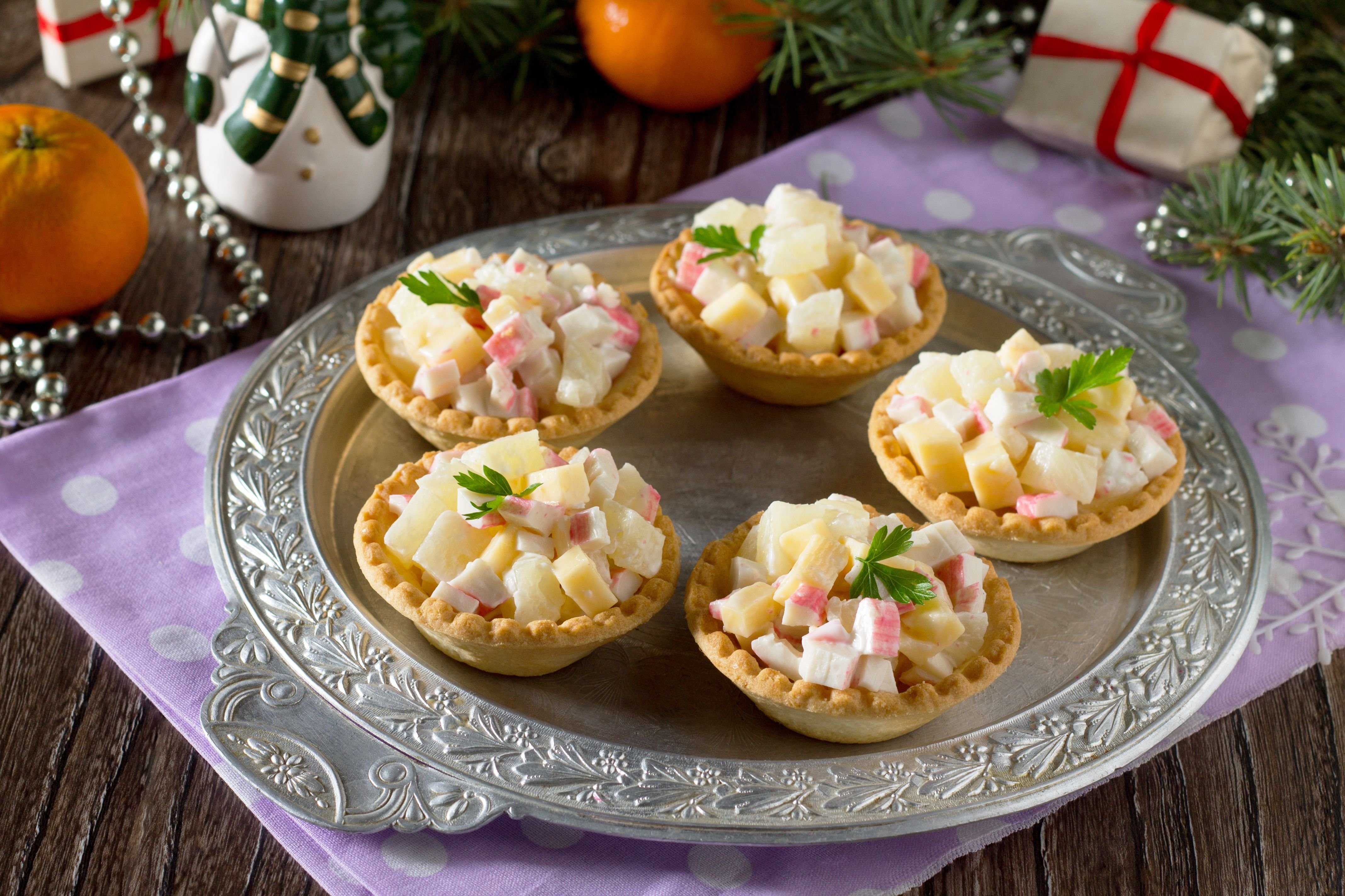 Самые вкусные тарталетки с красной икрой - простые рецепты с фото на праздничный стол