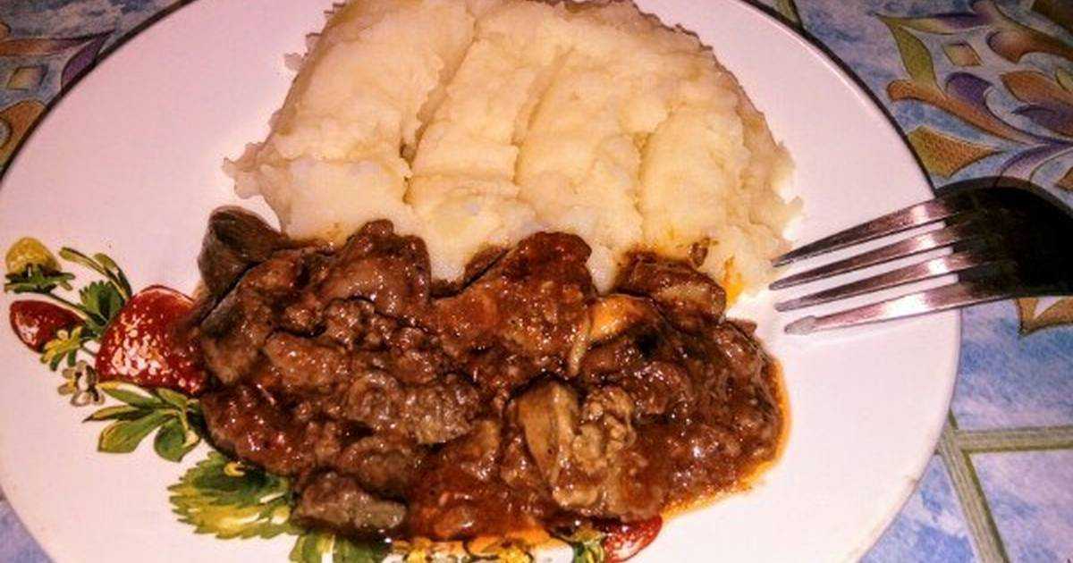 Подлива из куриной печени - 8 пошаговых фото в рецепте