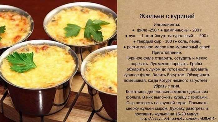 Жульен с курицей и грибами - 8 вкусных рецептов пошагово с фото
