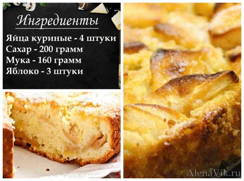 10 лучших рецептов шарлотки с яблоками
