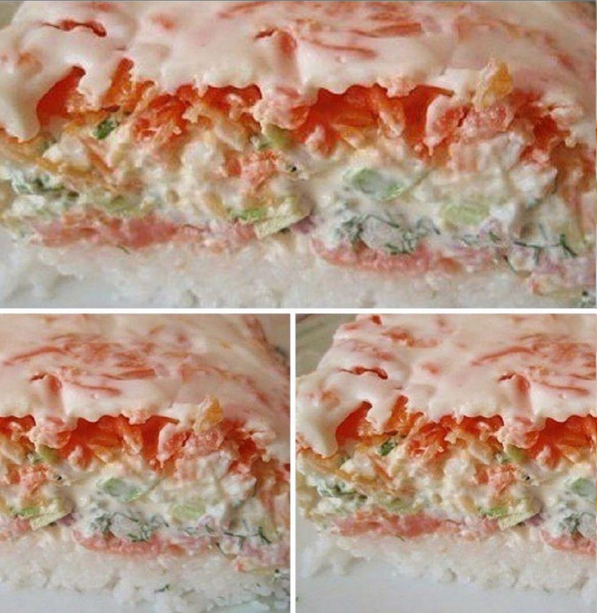 Салат суши с красной рыбой слоями: 5 вкусных рецептов