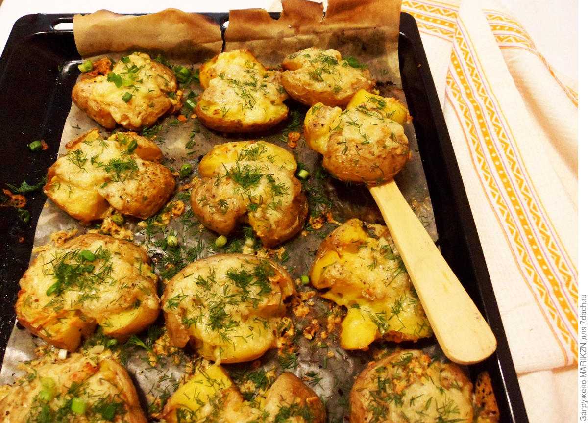 Картошка запеченная в духовке с молоком