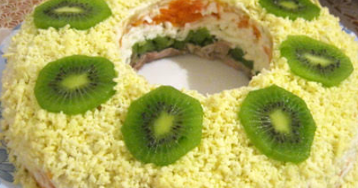 Салат с курицей, киви и корейской морковью - вкусные советы