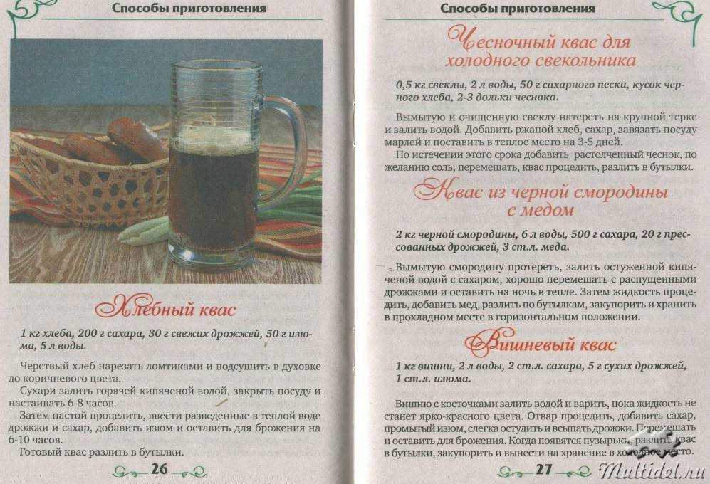 Квас в домашних условиях - как сделать вкусный квас дома