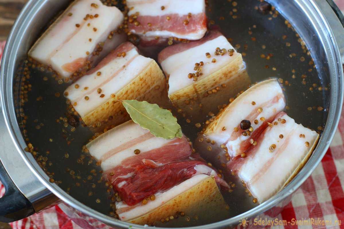 Сало в рассоле с чесноком | самые вкусные рецепты