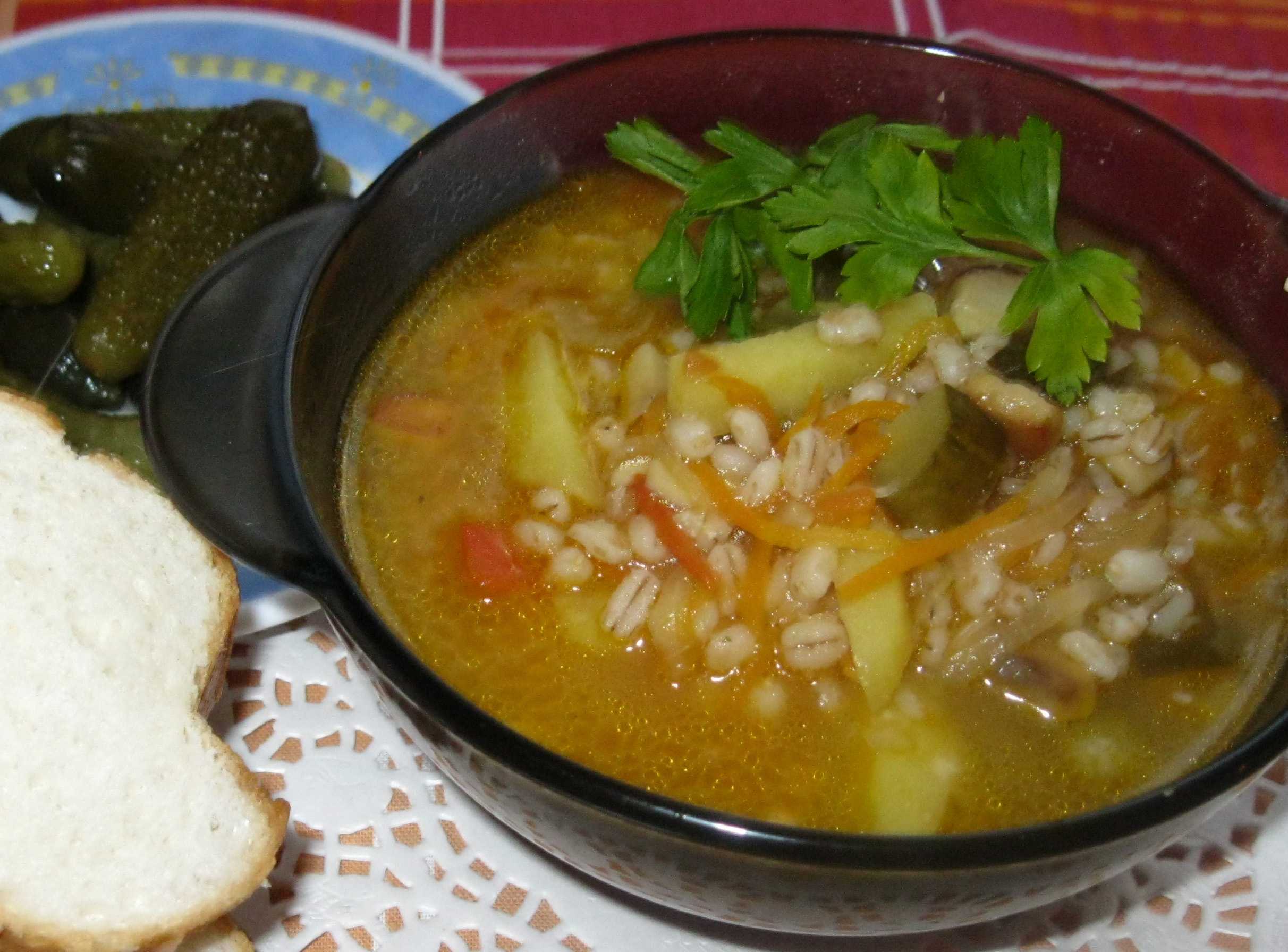 Рассольник со свининой и перловкой рецепт с фото пошагово и видео - 1000.menu