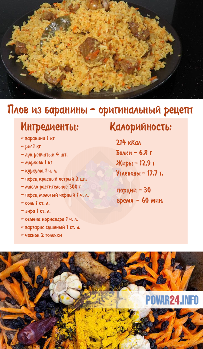 Узбекский плов с нутом рецепт с фото пошагово