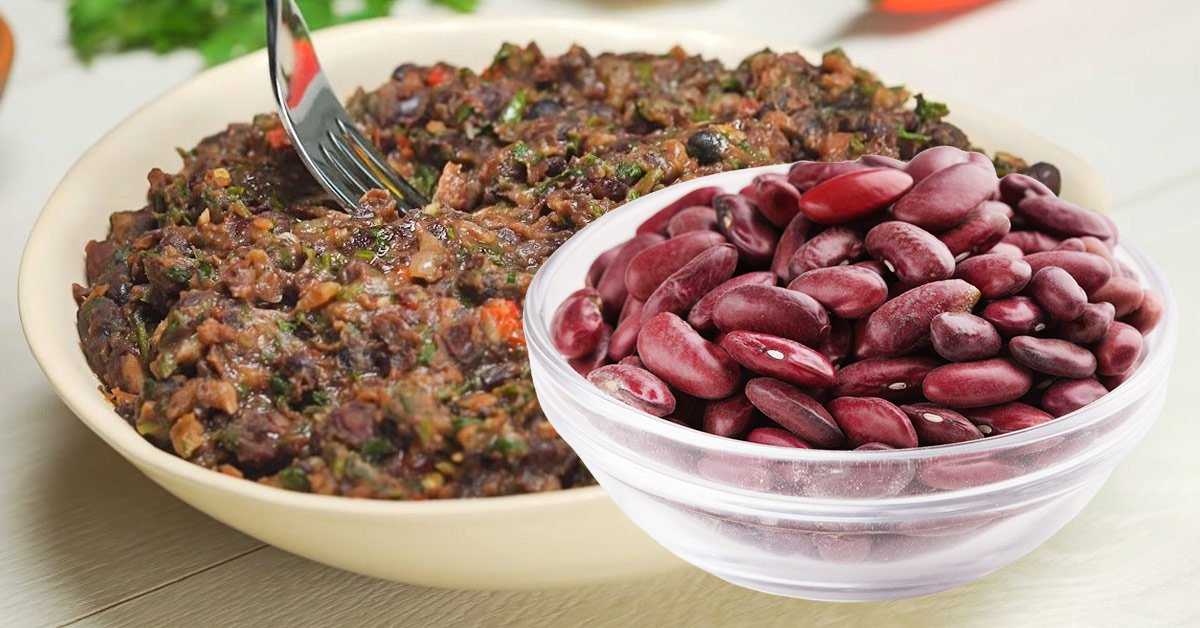 Лобио из консервированной фасоли быстрый вкусный и ароматный!