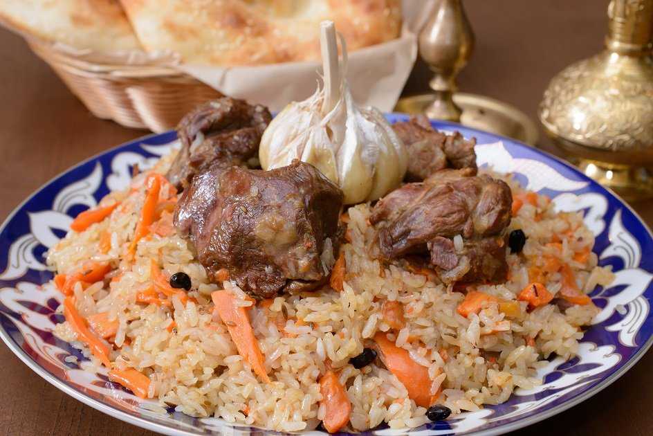 Плов из свинины в казане на костре — пошаговый рецепт приготовления