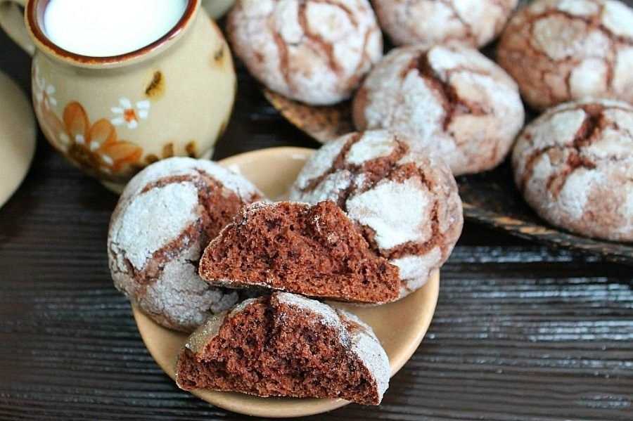 Мраморное печенье с трещинками: 6 самых вкусных рецептов