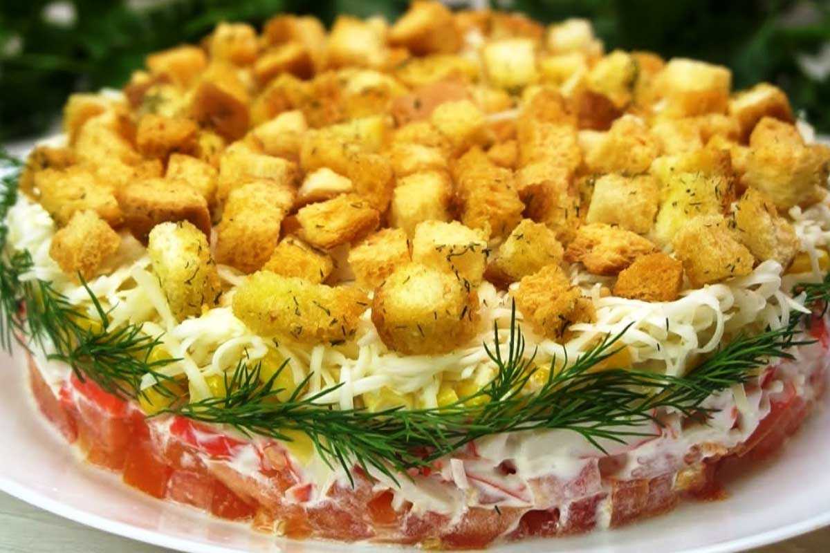 Салат коррида с крабовыми палочками. пошаговый рецепт с фото