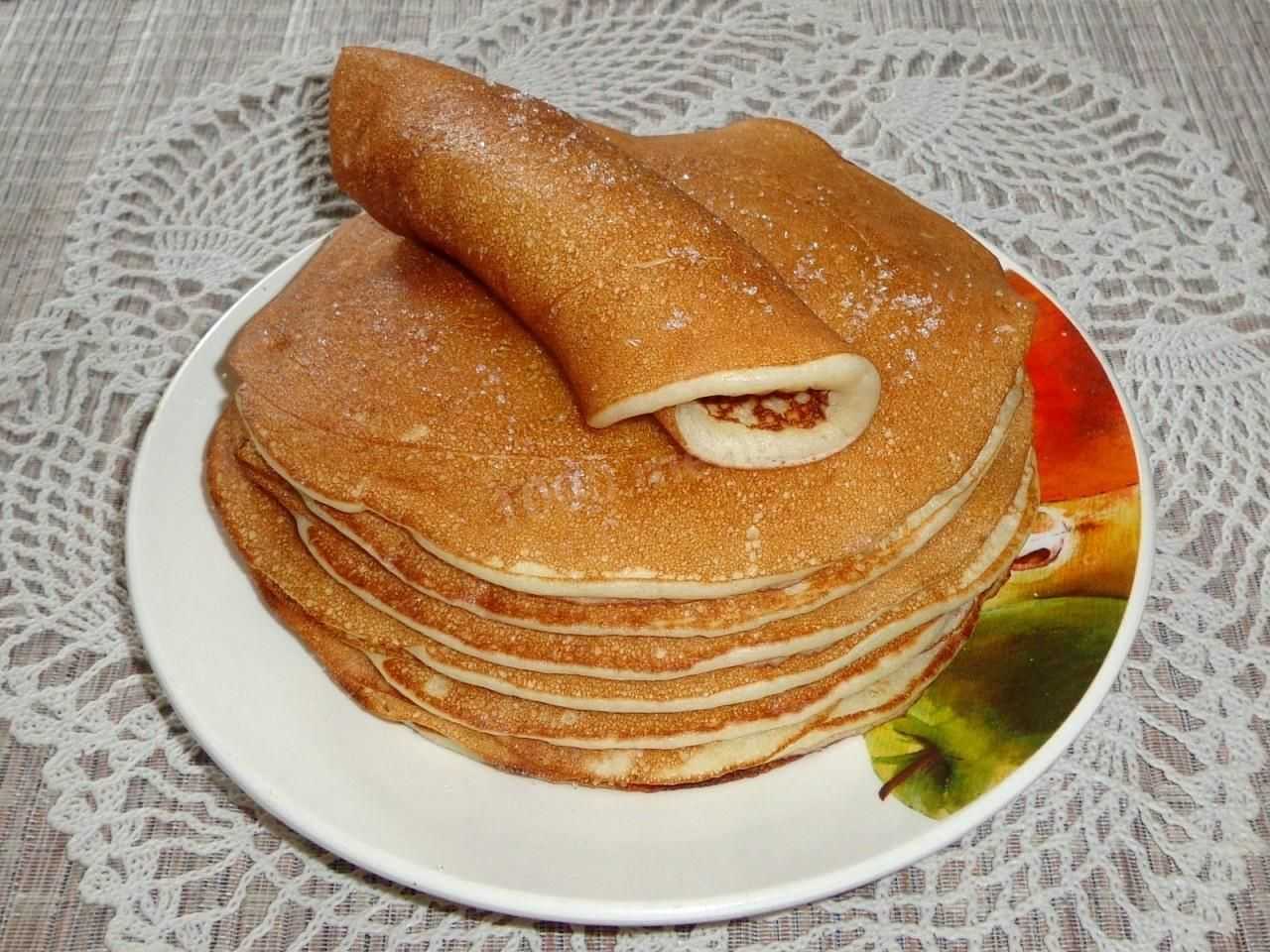 Как приготовить постные блины на дрожжах по рецепту с фото